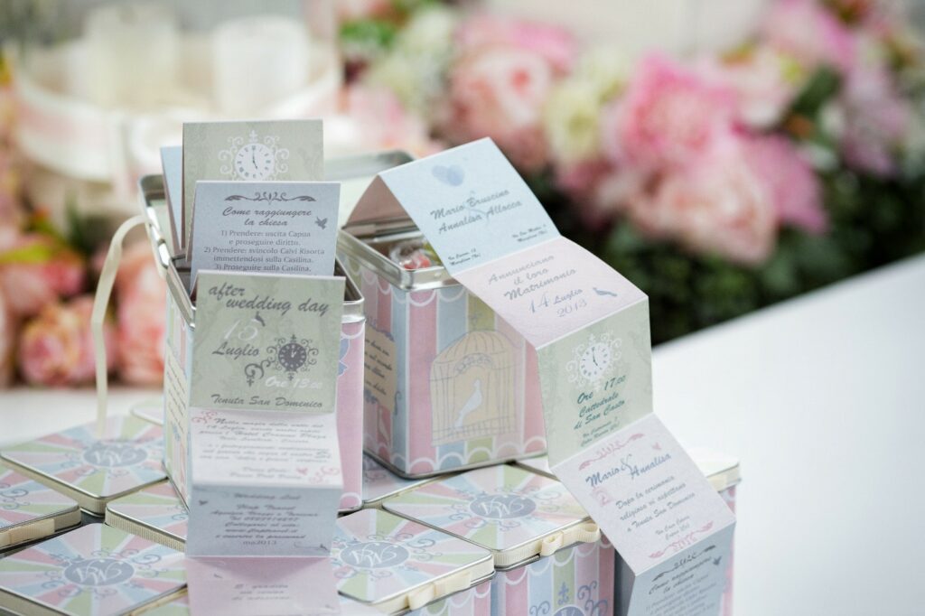 progettare la wedding stationery, immagine coordinata