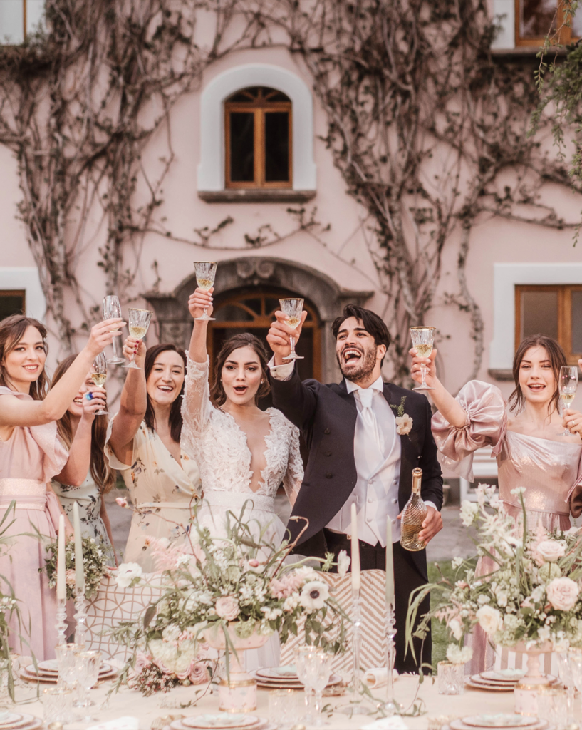 fotografia matrimonio, brindisi, torta