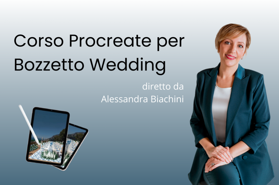 corso procreate per bozzetto wedding